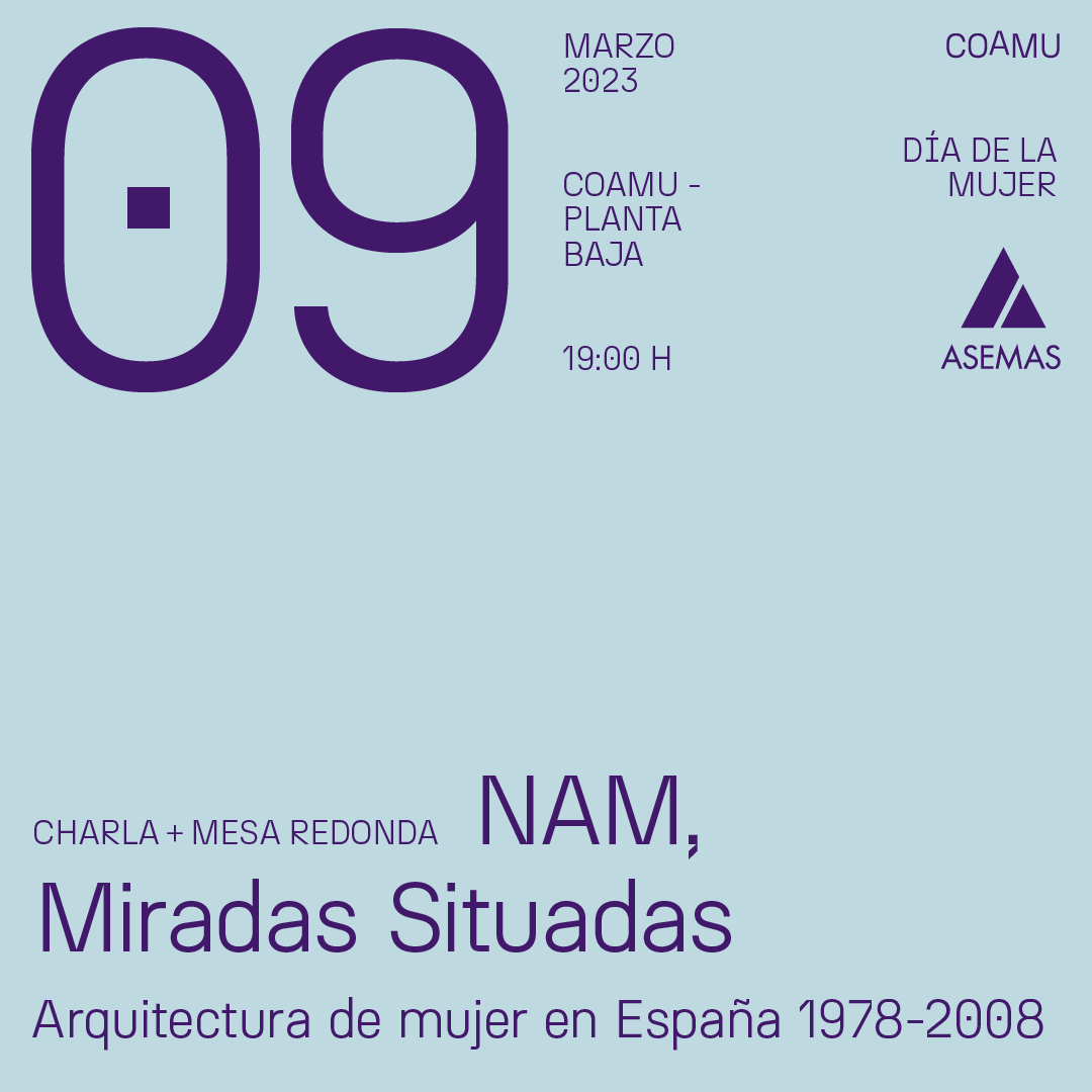 NAM_MIRADAS SITUADAS_ARQUITECTURA DE MUJER EN ESPAA 1978-2008