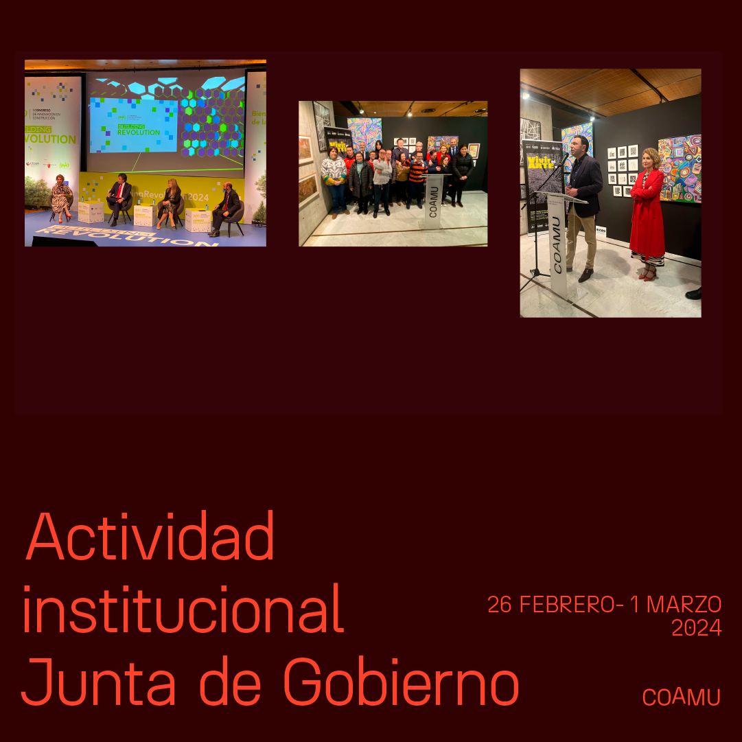 Actividad institucional junta de gobierno 26 de febrero al 1 marzo