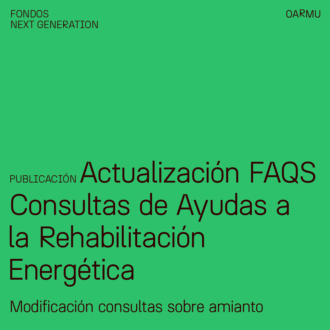 ACTULIZACION CONSULTAS DE AYUDAS A LA REHABILITACION ENERGETICA