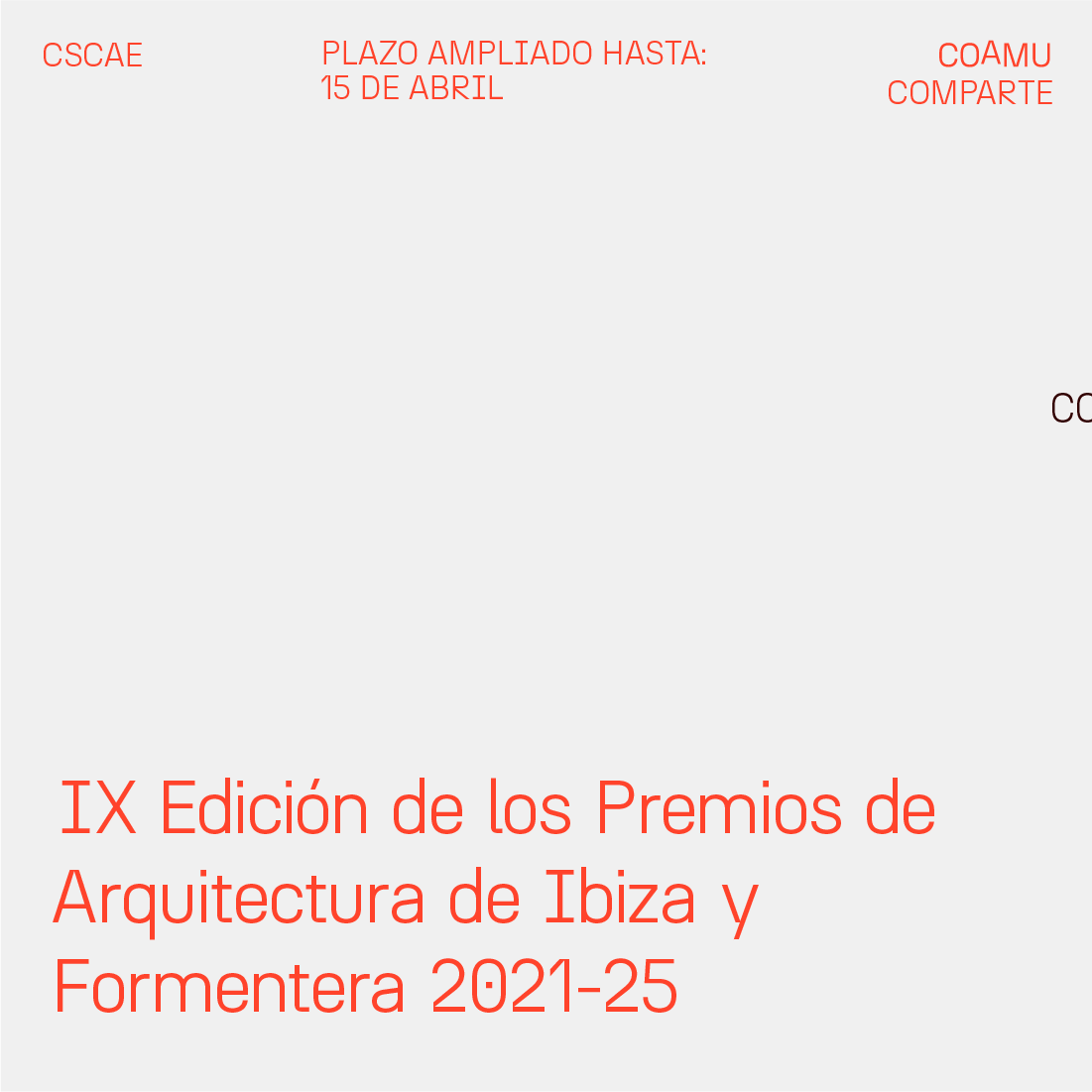 IX EDICI�N DE LOS PREMIOS DE ARQUITECTURA DE IBIZA Y FORMENTERA 2021-25