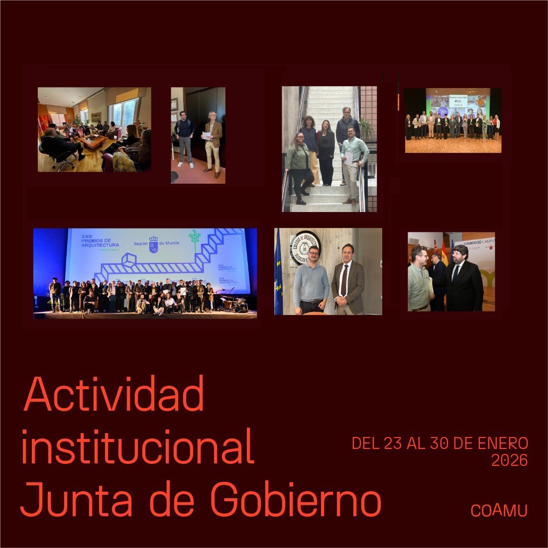ACTIVIDAD INSTITUCIONAL JUNTA DE GOBIERNO 26-30 ENERO
