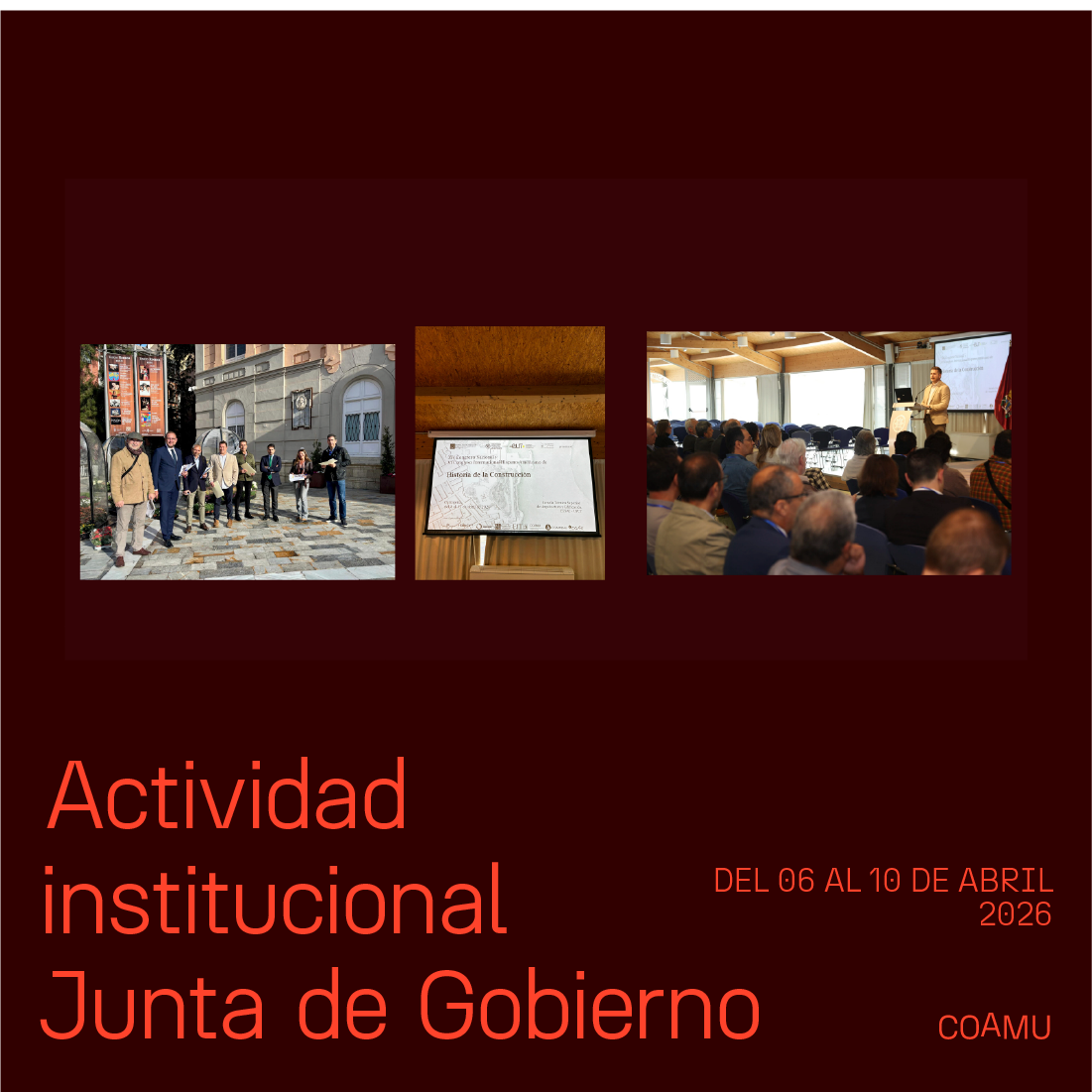 Actividad institucional junta de gobierno 07-10 abril