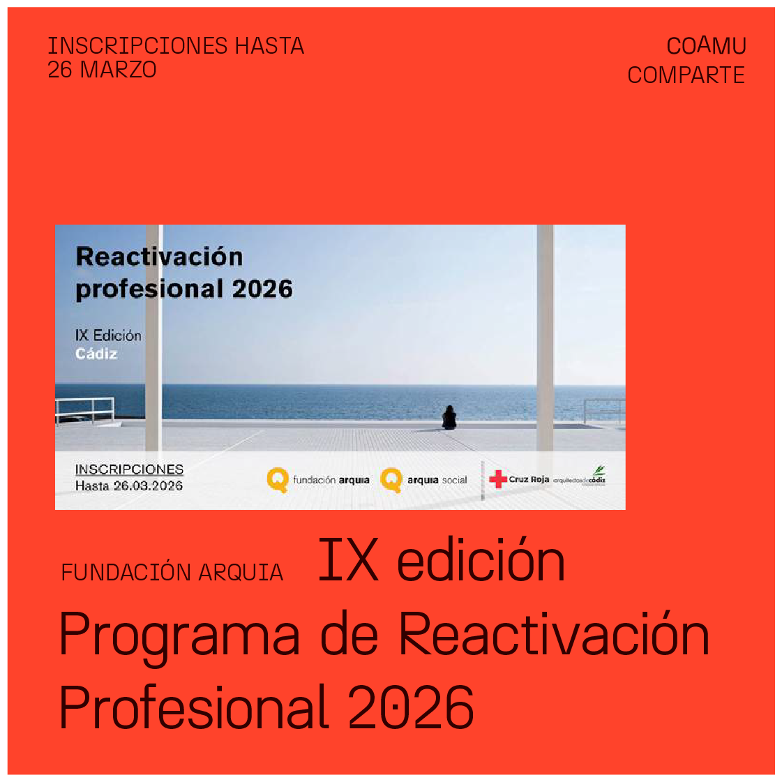 PROGRAMA DE REACTIVACI�N PROFESIONAL 2026 C�DIZ