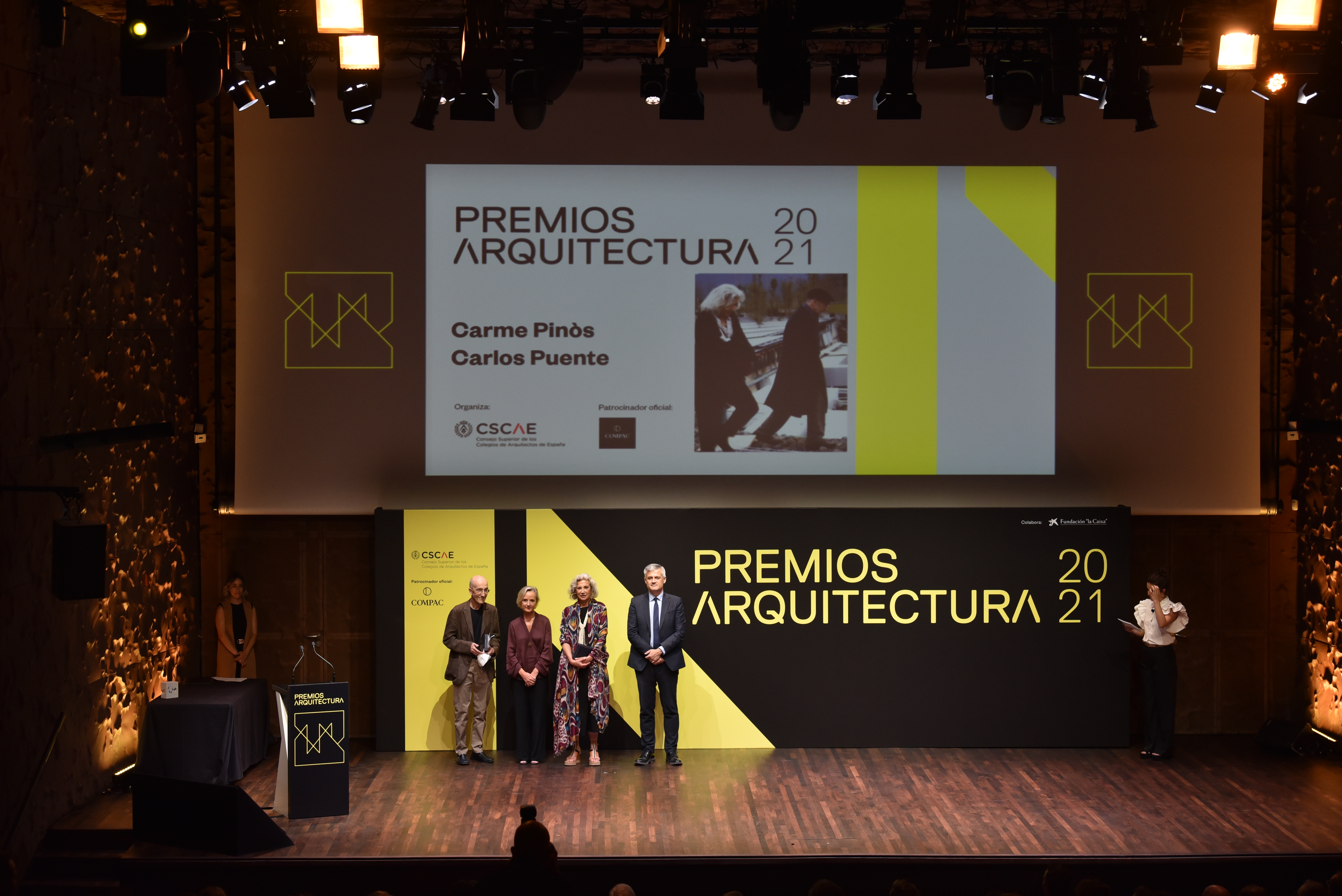 Entrega de los premios de arquitectura y de la medalla de oro del cscae