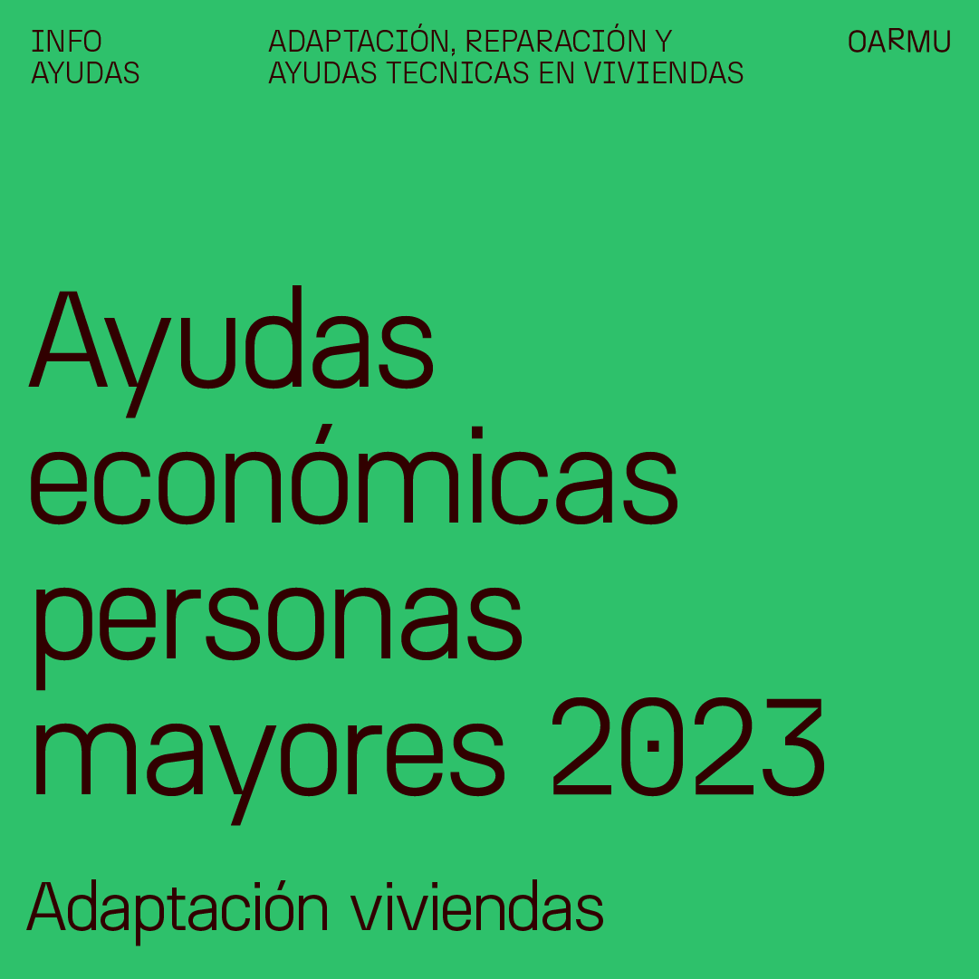 PUBLICADA CONVOCATORIA DE AYUDAS ECONOMICAS PARA PERSONAS MAYORES PARA EL EJERCICIO 2023