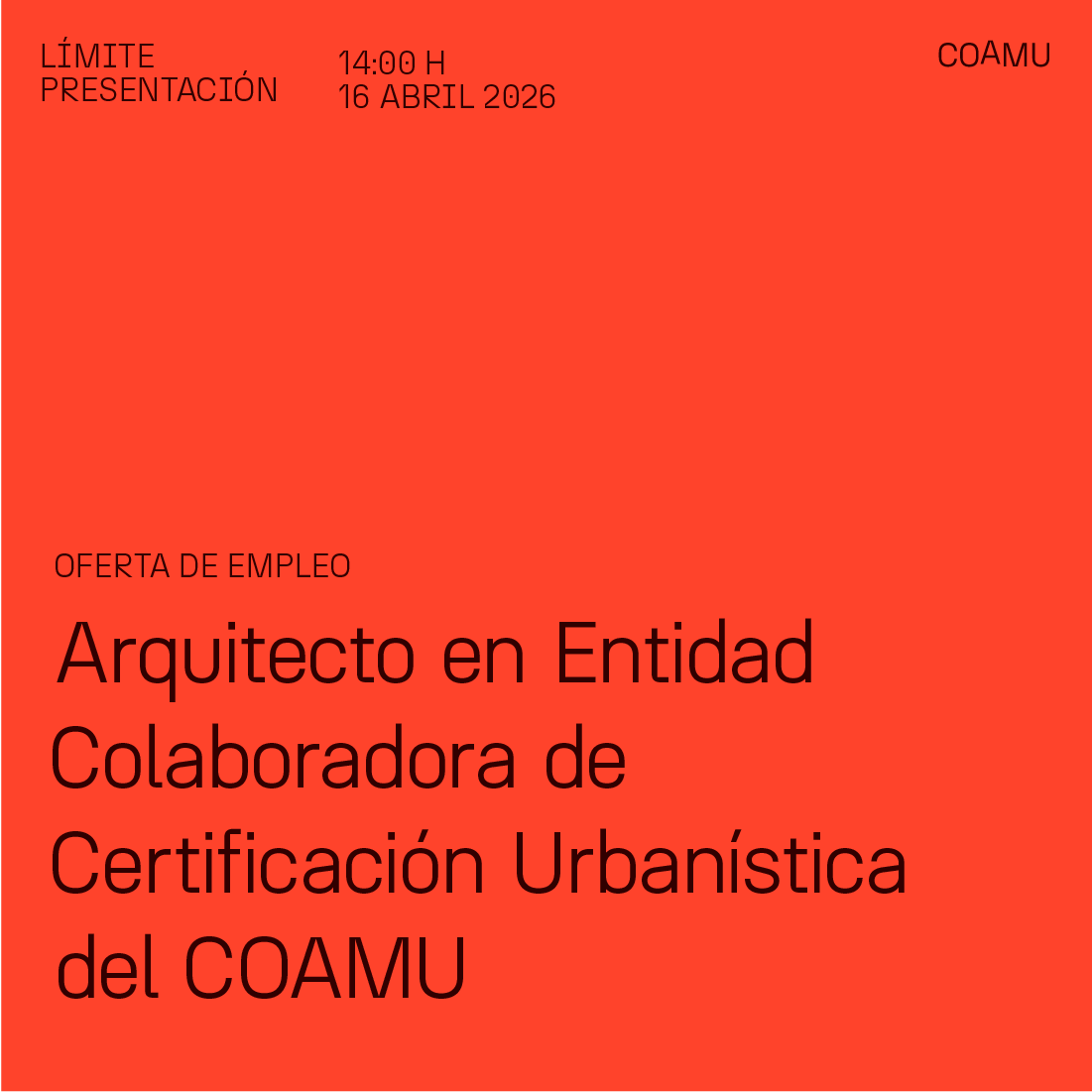 OFERTA EMPLEO COAMU