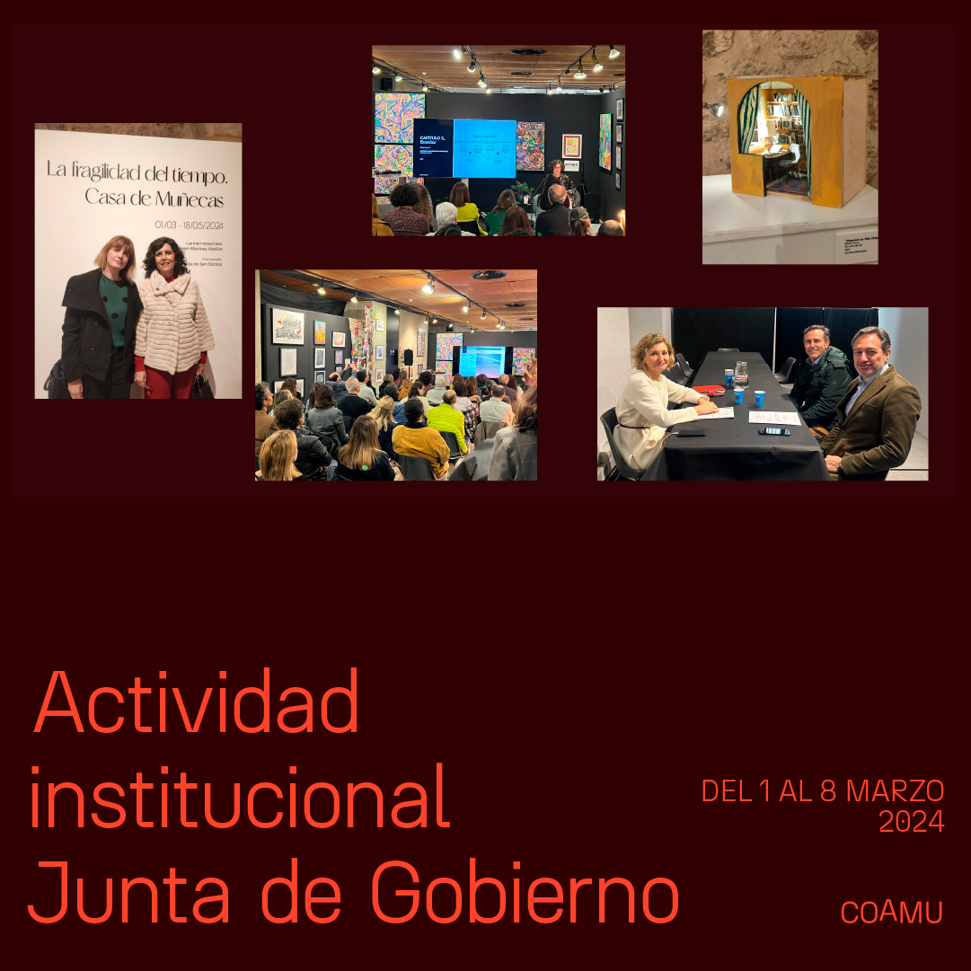 Actividad institucional junta de gobierno 1-8 de marzo